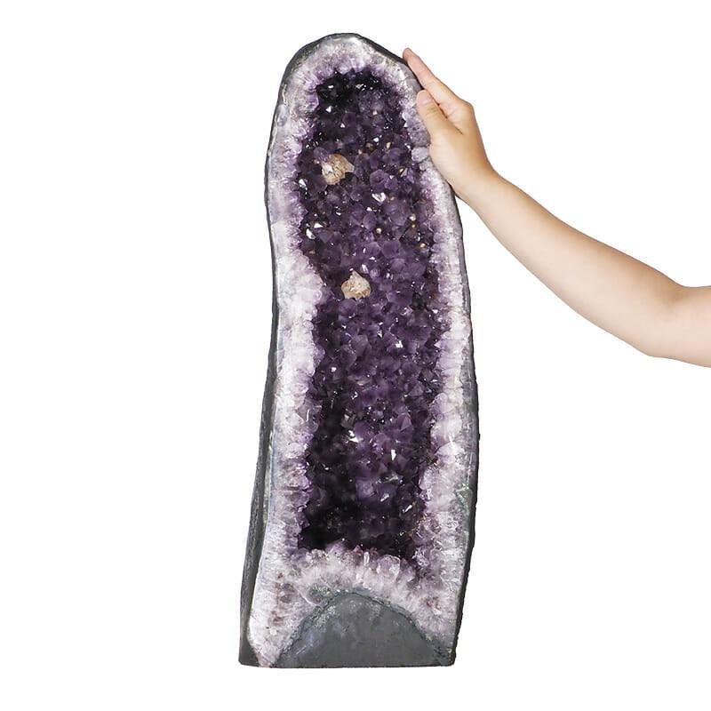 A-Grade Amethyst Cathedral Geode - 24.92kg - Crystal Geode - Divine Decor Co.