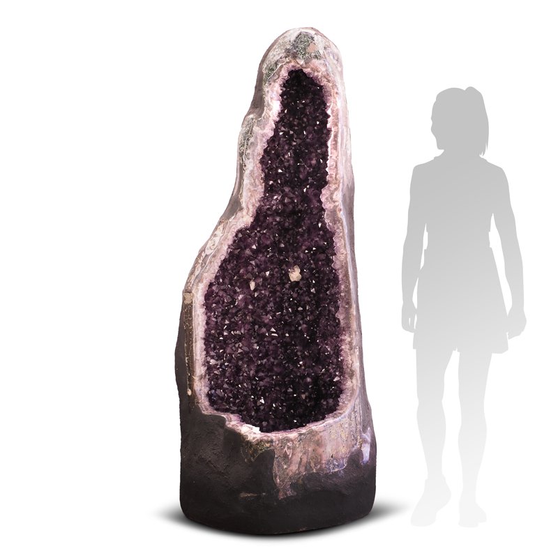 A-Grade Amethyst Cathedral Geode - 546kg - Crystal Geode - Divine Decor Co.