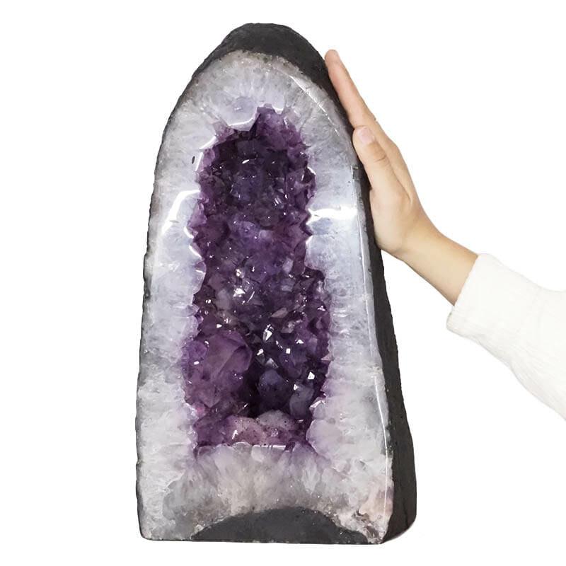 A-Grade Amethyst Geode - 21.28kg - Crystal Geode - Divine Decor Co.