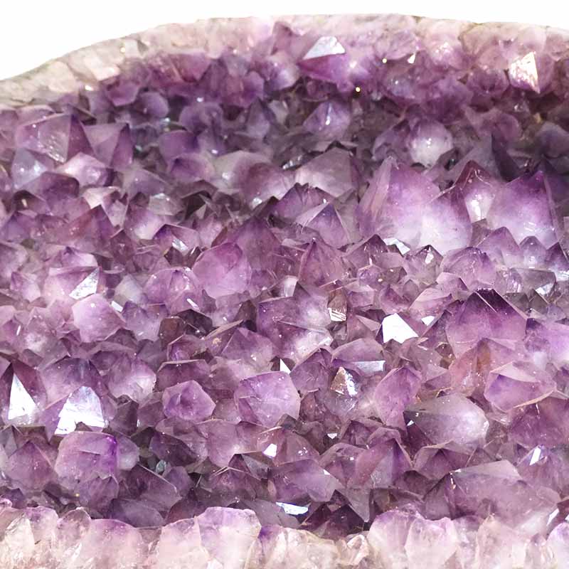 Amethyst Crystal Geode Specimen Table - 80kg - Crystal Geode - Divine Decor Co.