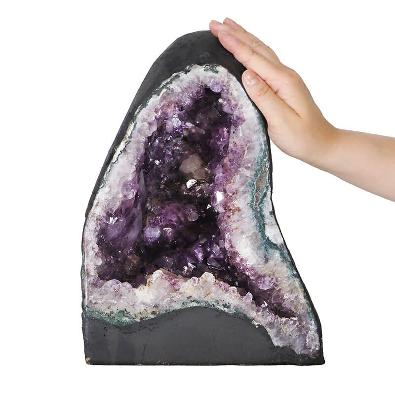 Amethyst Geode - 11.72kg - Crystal Geode - Divine Decor Co.