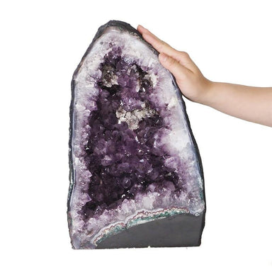 Amethyst Geode - 13.84kg - Crystal Geode - Divine Decor Co.