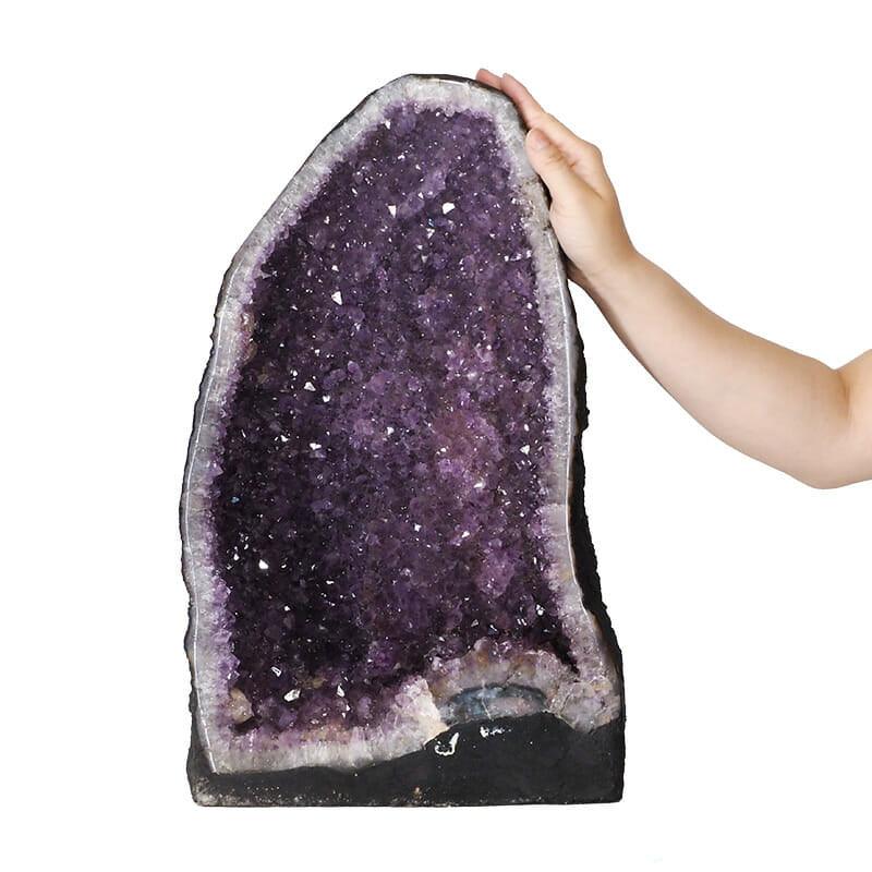 Amethyst Geode - 19.78kg - Crystal Geode - Divine Decor Co.