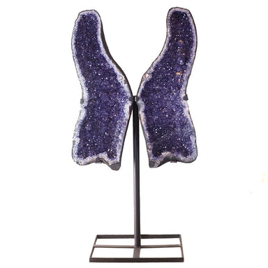 Amethyst Geode Angel Wings - 192kg - Crystal Geode - Divine Decor Co.