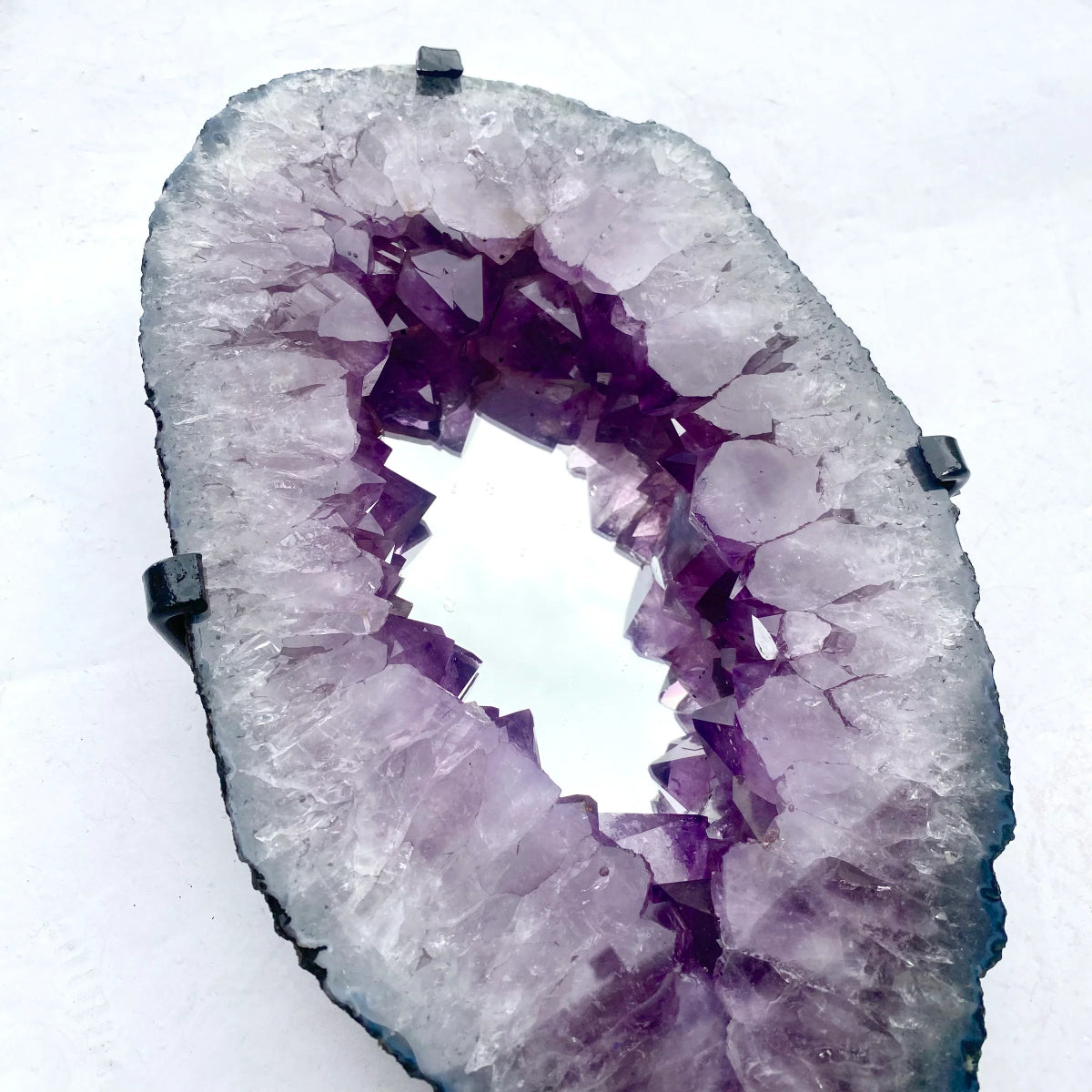 Amethyst Mirror - 4.6kg - Mirror - Divine Decor Co.