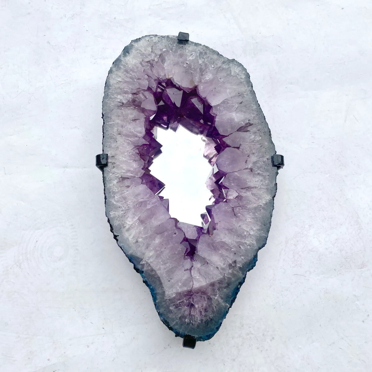 Amethyst Mirror - 4.6kg - Mirror - Divine Decor Co.