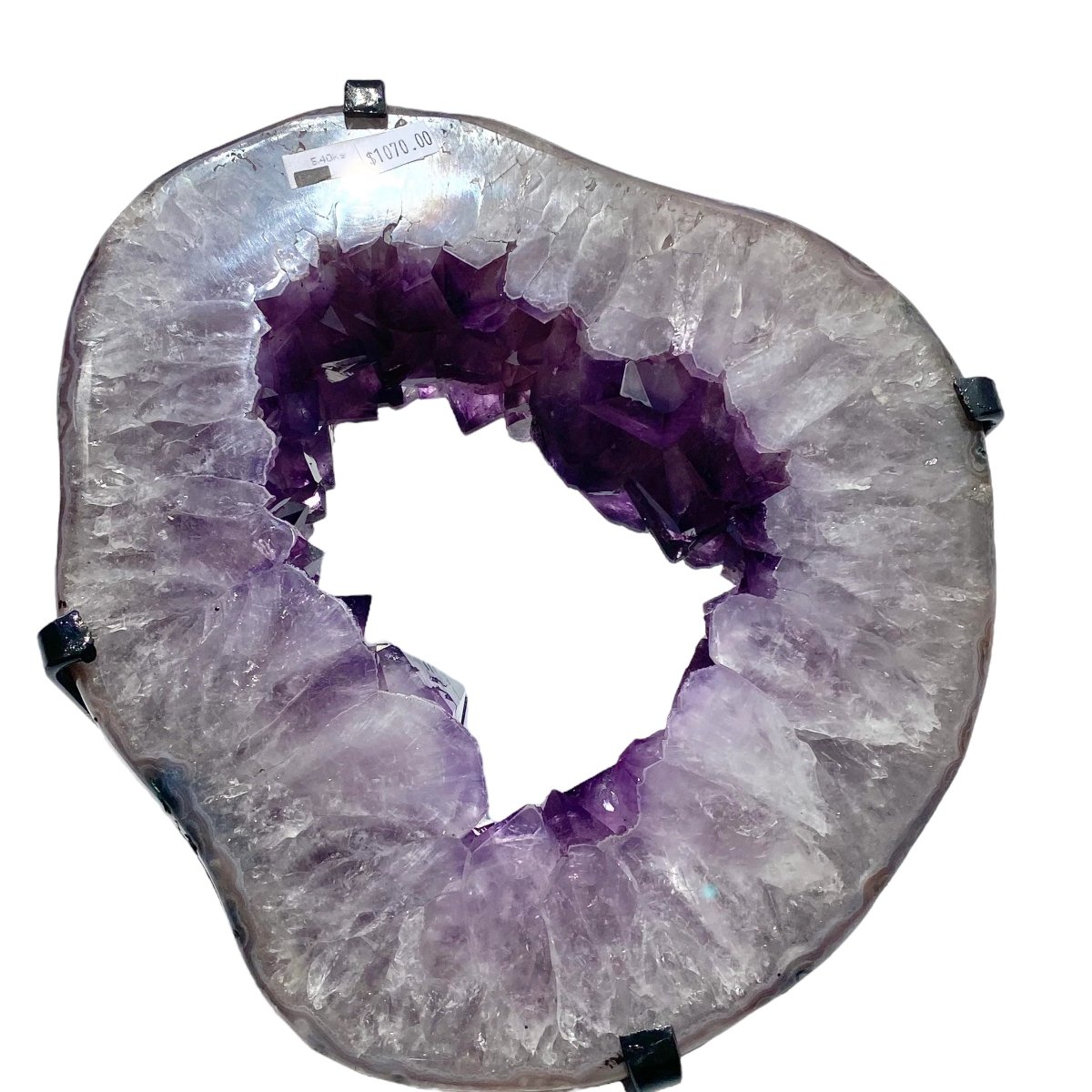 Amethyst Mirror - 5.3kg - Mirror - Divine Decor Co.