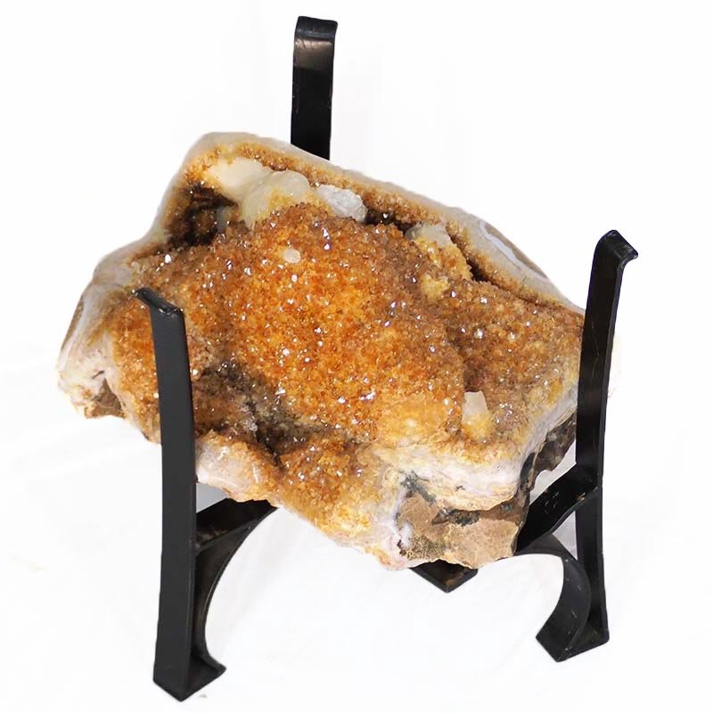 Citrine Crystal Geode Specimen Table - 57.46kg - Crystal Geode - Divine Decor Co.