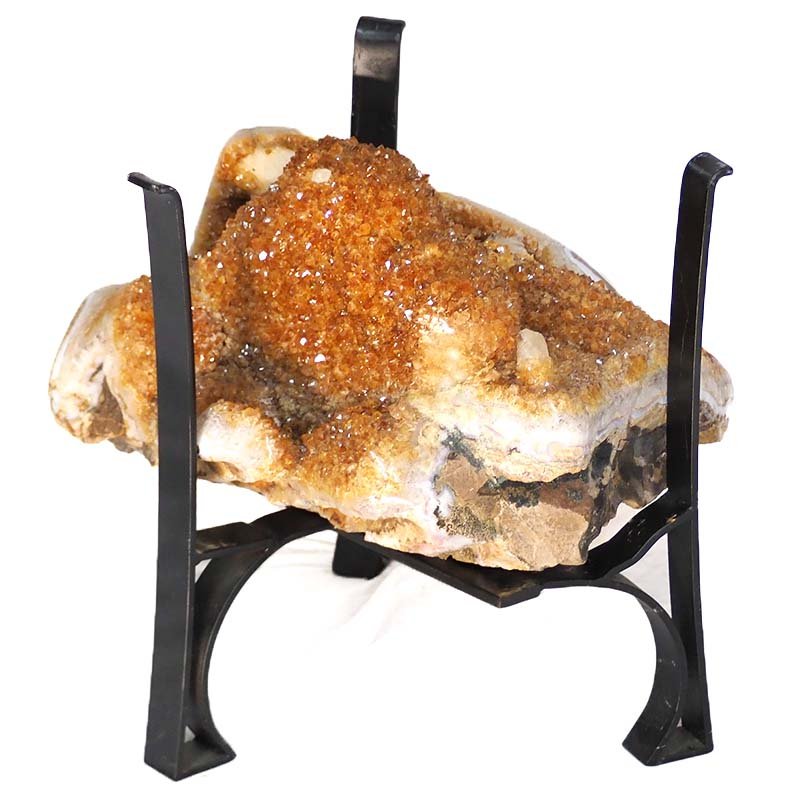 Citrine Crystal Geode Specimen Table - 57.46kg - Crystal Geode - Divine Decor Co.