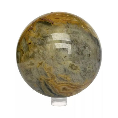 Crazy Lace Agate Sphere - 6.5cm - Divine Decor Co.