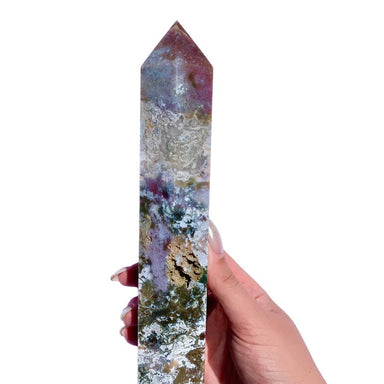 Druzy Ocean Jasper Tower - 33.4cm - Tower - Divine Decor Co.