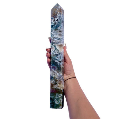 Druzy Ocean Jasper Tower - 34.3cm - Tower - Divine Decor Co.