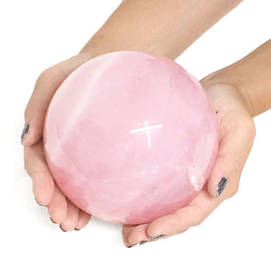 Rose Quartz Sphere - 11.5cm - Spheres - Divine Decor Co.