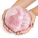 Rose Quartz Sphere - 12cm - Spheres - Divine Decor Co.